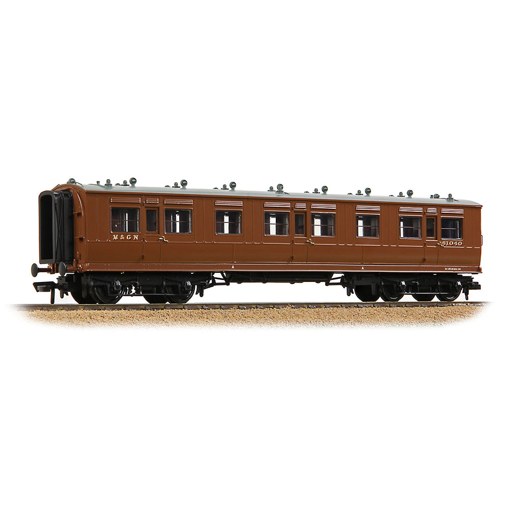 Bachmann Branchline 39-871A LNWR 50ft Arc Roof Third Corridor M&GN Brown