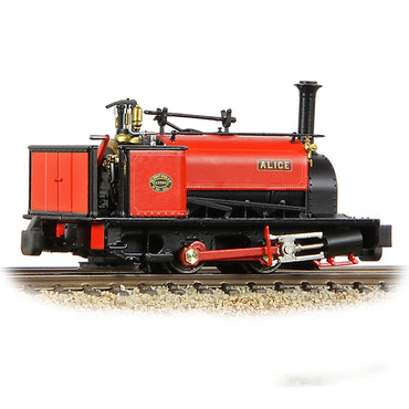 Bachmann 391-050 Quarry Huntslet 0-4-0 Tank Alice Dinorwic Quarry Red OO9 Gauge