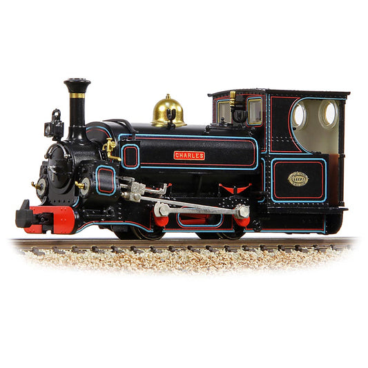 Bachmann Narrow Gauge Mainline Hunslet 0-4-0ST 'Charles' Penrhyn Quarry Lined Black (Late) OO9 Gauge