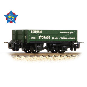 Bachmann Narrow Gauge RNAD Rebuilt Open Wagon 'Lenham Storage' Green OO9 Gauge