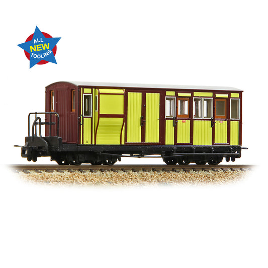Graham Farish 394-081 Ffestiniog Railway Brake Third No. 2 FR Yellow & Crimson