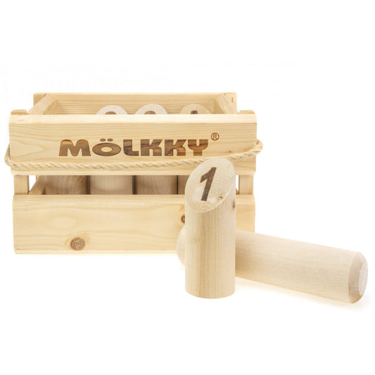 Mölkky Original Throwing Game - Wooden with Crate from Tactic
