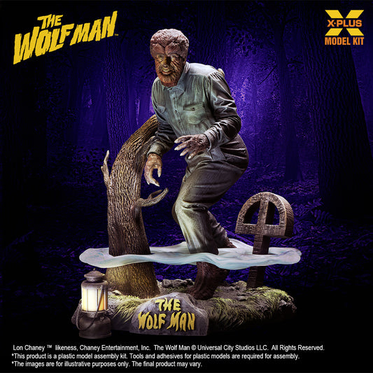 X-Plus The Wolf Man Lon Chaney Jr. 1:8 Plastic Model Kit