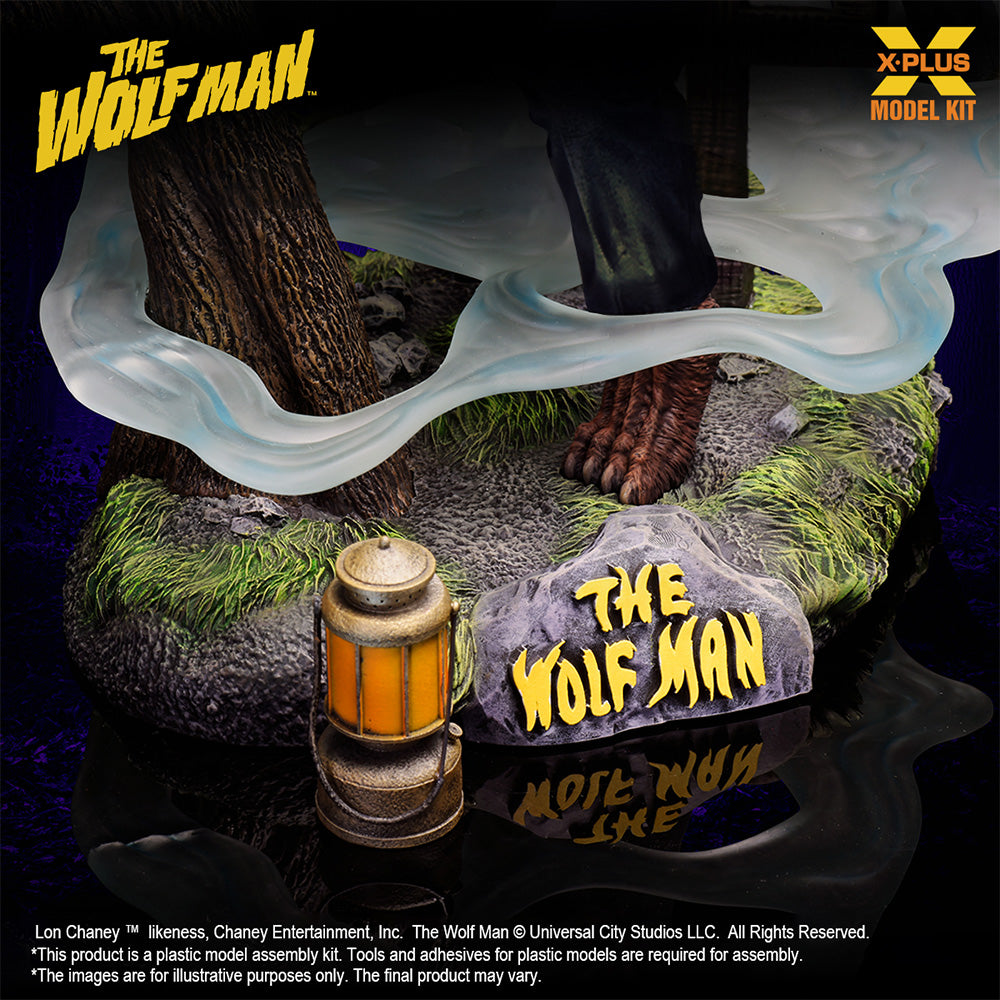 X-Plus The Wolf Man Lon Chaney Jr. 1:8 Plastic Model Kit