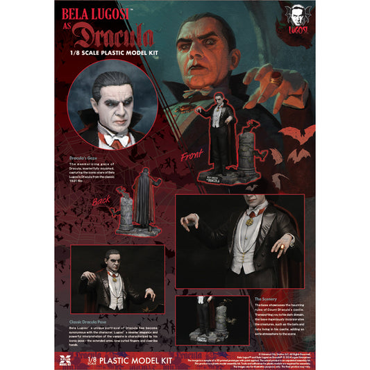 X-Plus Bela Lugosi as Dracula 1:8 Plastic Model Kit