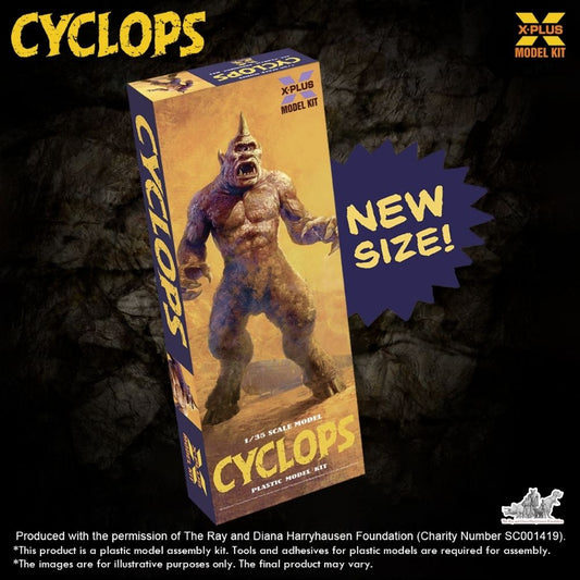 X-Plus Ray Harryhausen Cyclops 411-200363CP 1:35 Plastic Model Kit