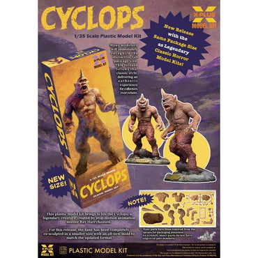 X-Plus Ray Harryhausen Cyclops 411-200363CP 1:35 Plastic Model Kit