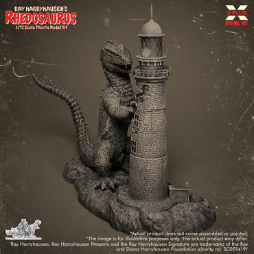 X-Plus Rhedosaurus Ray Harryhausen 1:72 Plastic Model Kit