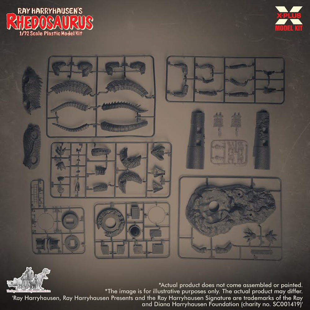 X-Plus Rhedosaurus Ray Harryhausen 1:72 Plastic Model Kit