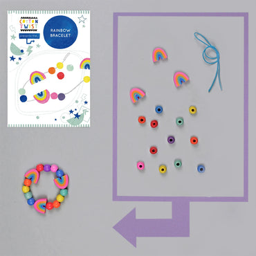 Cotton Twist Make Your Own Rainbow Bracelet Craft Kit