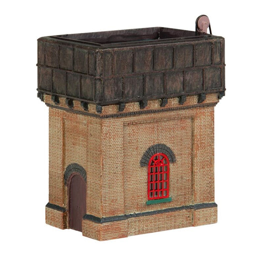 Scenecraft 42-0003R Brick Base Water Tower Red N Gauge