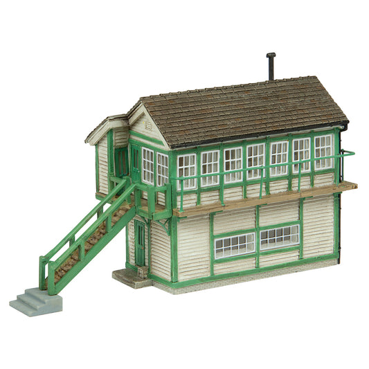 Scenecraft 42-0074W Wroxham Signal Box White & Green