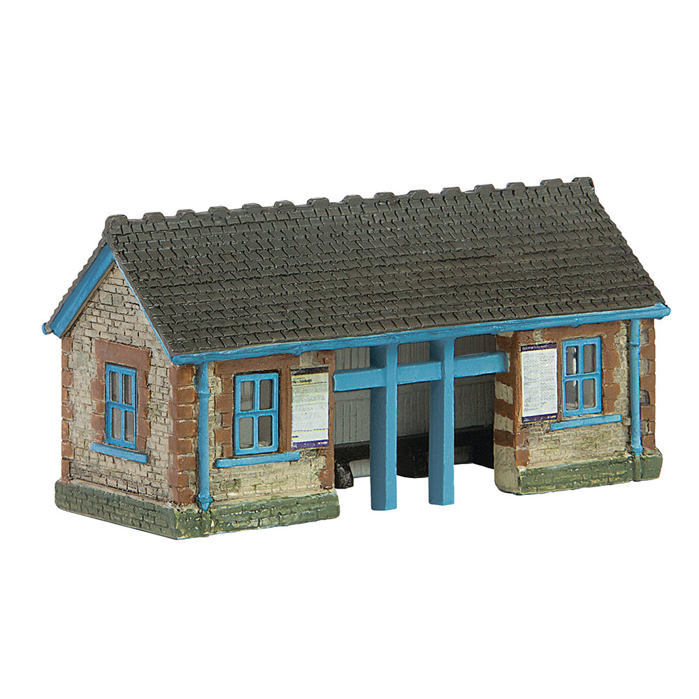 Scenecraft 42-0096B Stone Waiting Room Blue 1:148