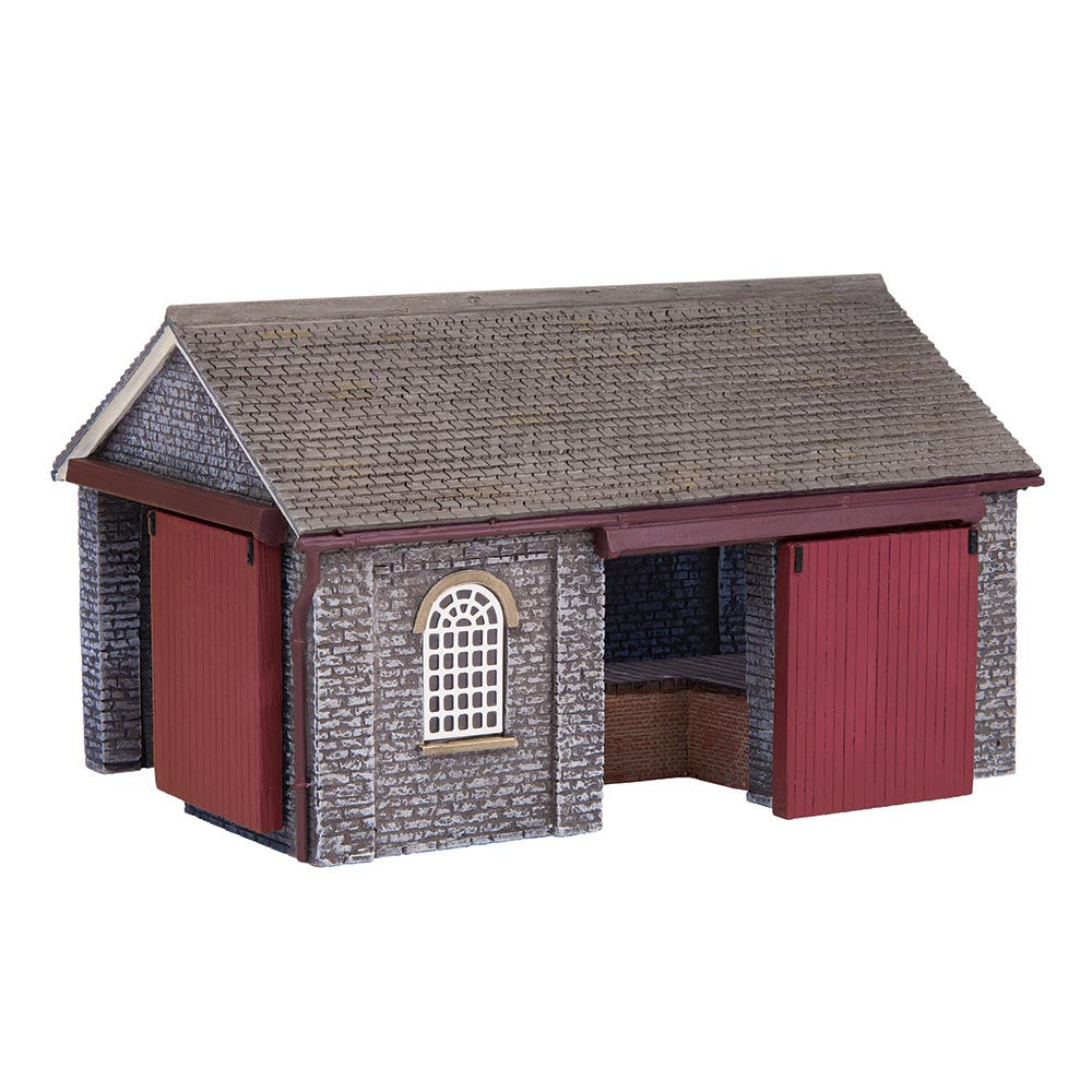 Scenecraft 42-170R Shillingstone Goods Shed Red N Gauge