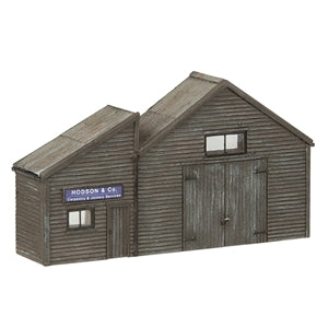Bachmann Scenecraft 42-268 Low Relief Weather Boarded Warehouse N Gauge