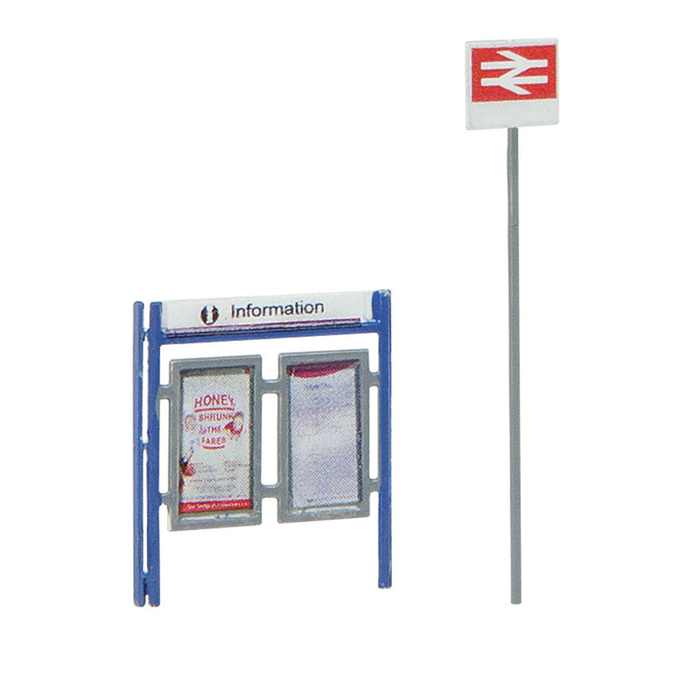 Bachmann Scenecraft 42-548 Station Signage set N Gauge