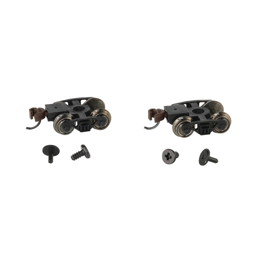 Bachmann USA Roller Bearing Freight Trucks w/Wheels (6Pr/Card) N Gauge 42537