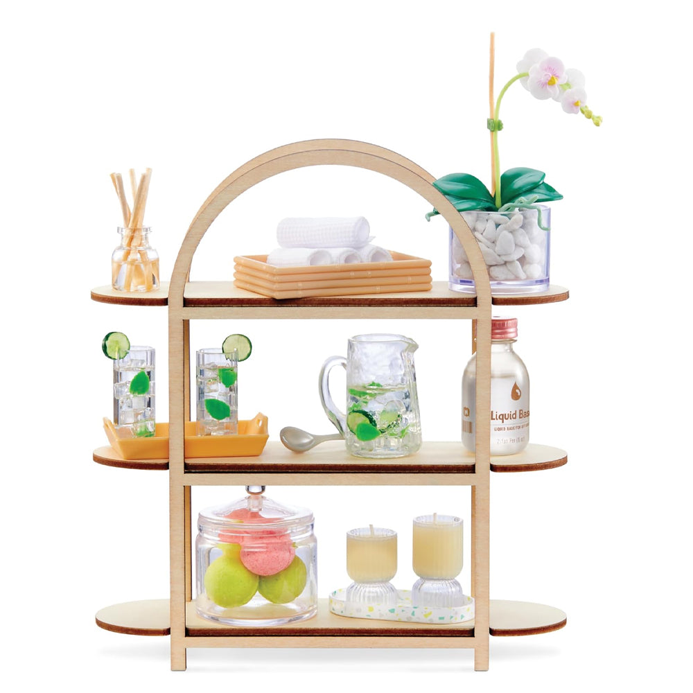 MGA's Miniverse - Make It Mini Spa Multipack (40pc w/Wooden Shelf)