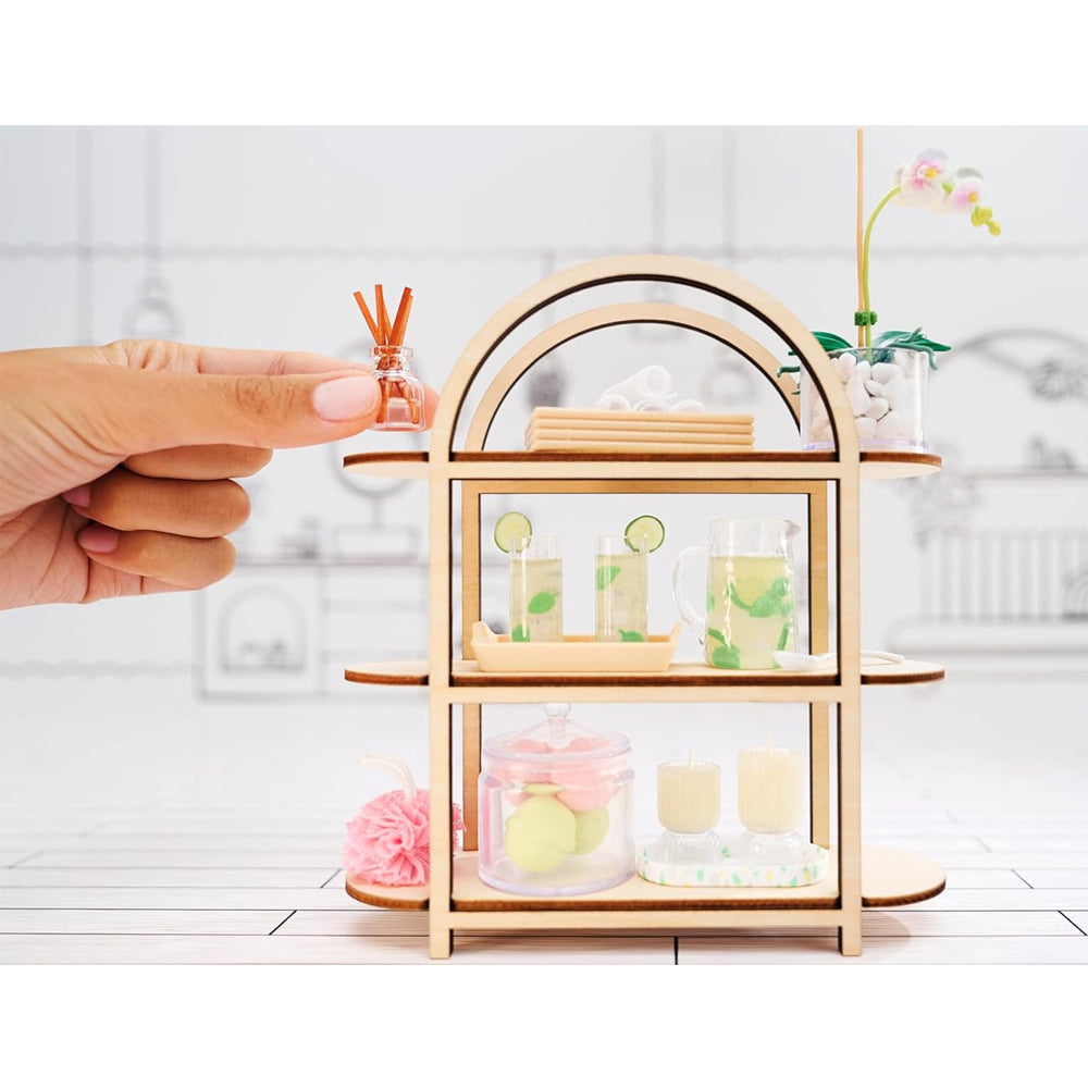 MGA's Miniverse - Make It Mini Spa Multipack (40pc w/Wooden Shelf)