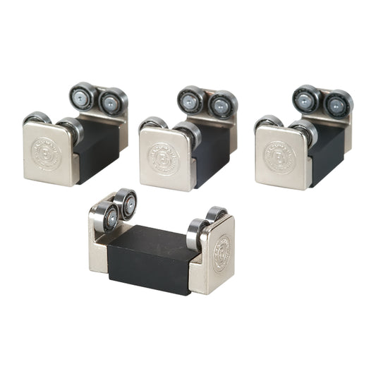 Bachmann USA HO/On30 E-Z Riders with Ball-Bearing Rollers (4/Pack) HO 42901