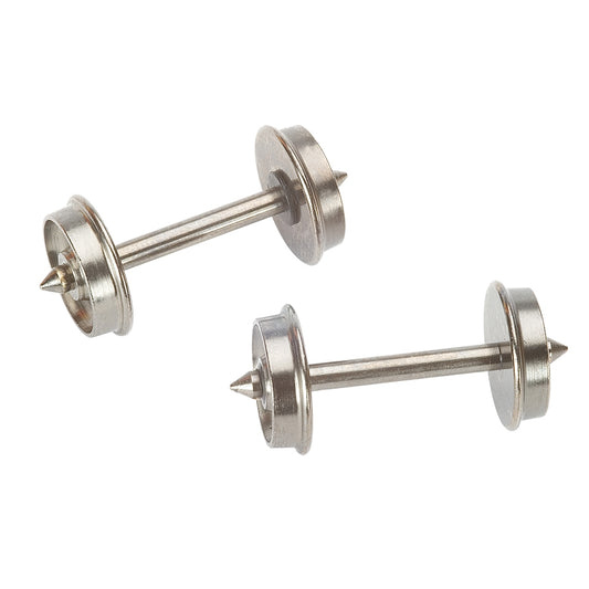 Bachmann USA 42904 33' Flat Back Wheel Sets (12/Card) HO Gauge