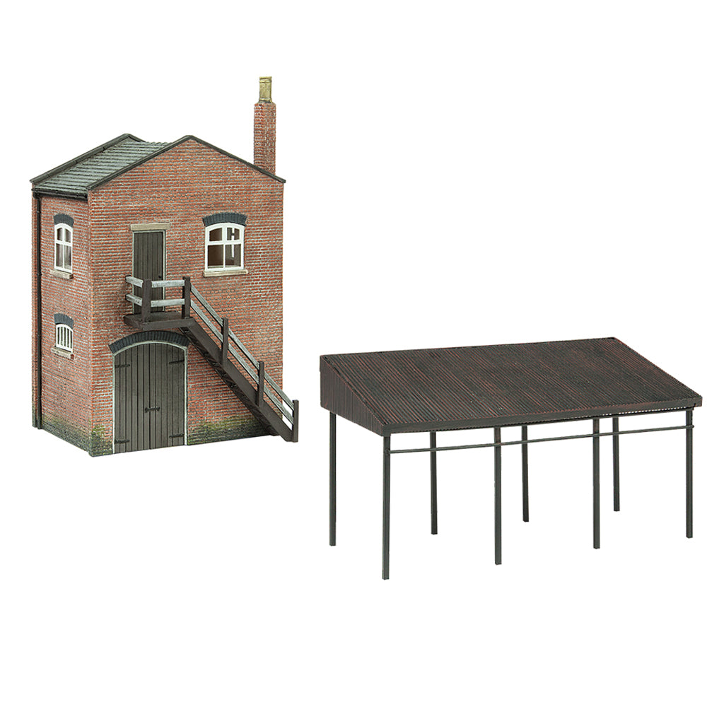Scenecraft 44-0130 Lucston Shed and Stores OO Gauge