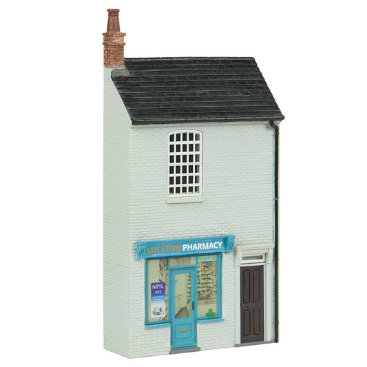 Bachmann Scenecraft 44-0140 Low Relief Lucston Pharmacy OO Gauge