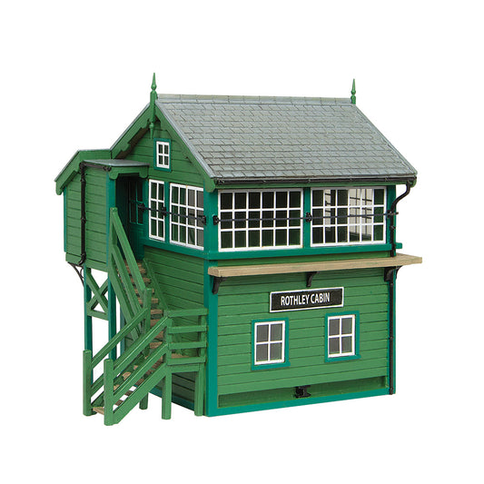 Scenecraft 44-0168G GCR Signal Box Green Building OO Gauge