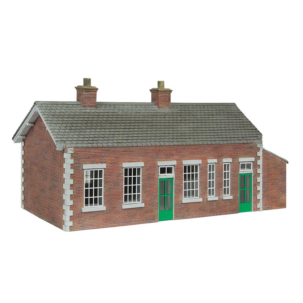 Scenecraft 44-0179A S&DJR Brick Station Green and Cream OO Gauge