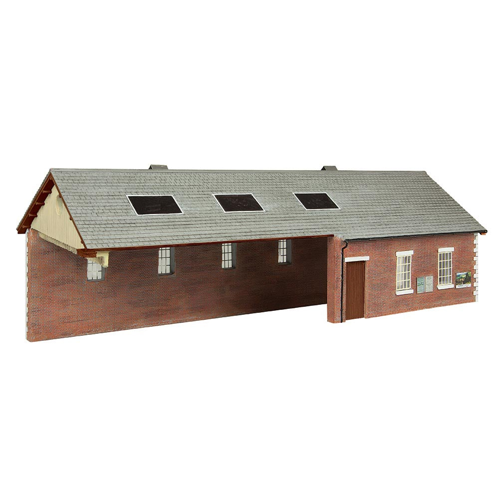 Scenecraft 44-0180B S&DJR Train Shed Chocolate and Cream OO Gauge