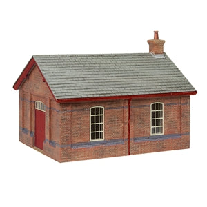 Scenecraft 44-0185R GCR Mess Room Building Red and Cream OO Gauge