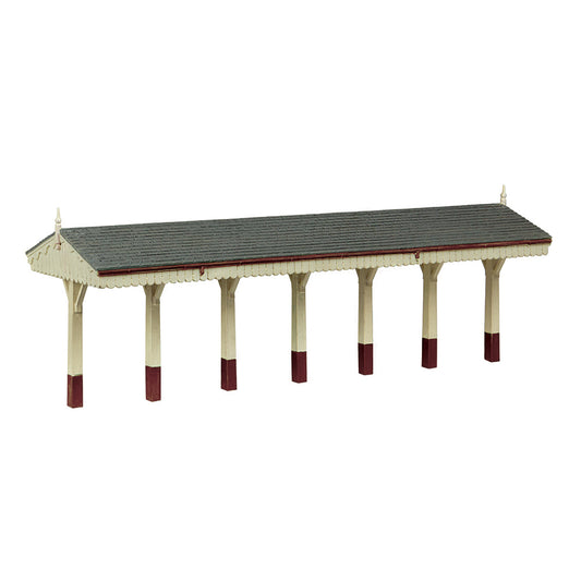 Scenecraft 44-0188B S&DJR Wooden Canopy Chocolate and Cream