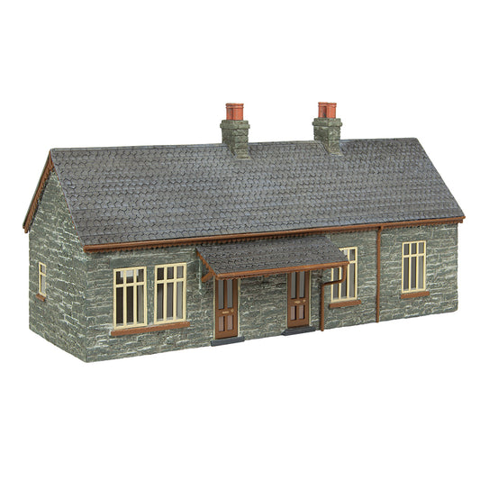 Scenecraft 44-0194B Narrow Gauge (OO9) Station Cottages Brown