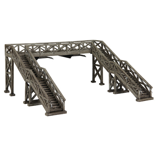 Scenecraft 44-0196A Narrow Gauge (OO9) Wooden Footbridge - Natural Wood