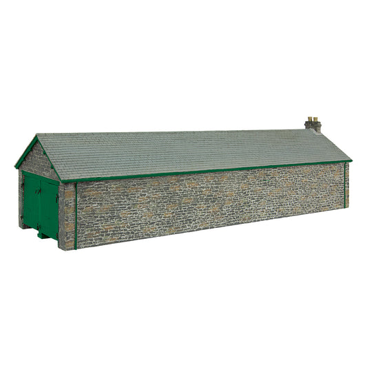 Scenecraft 44-0199G Narrow Gauge (OO9) Boston Lodge Engine Shed - Green