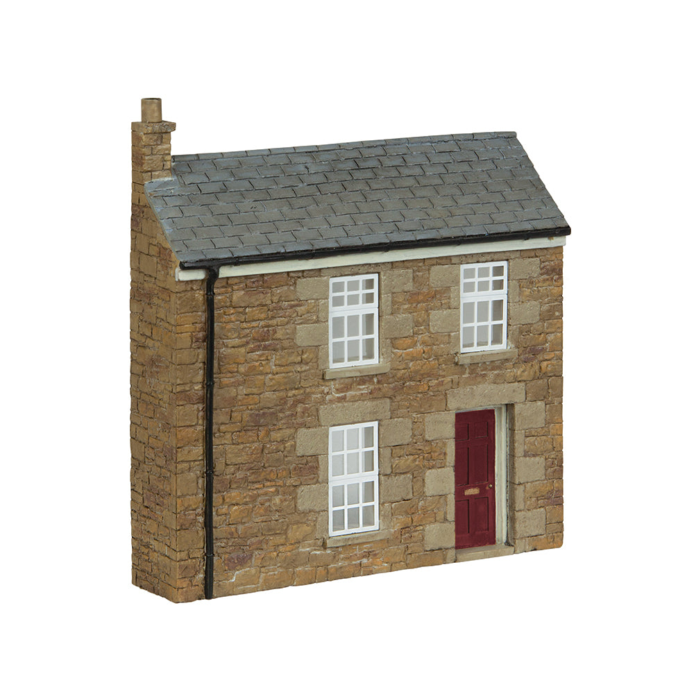 Scenecraft 44-0220A Low Relief Stone Terrace Right Hand Door Red