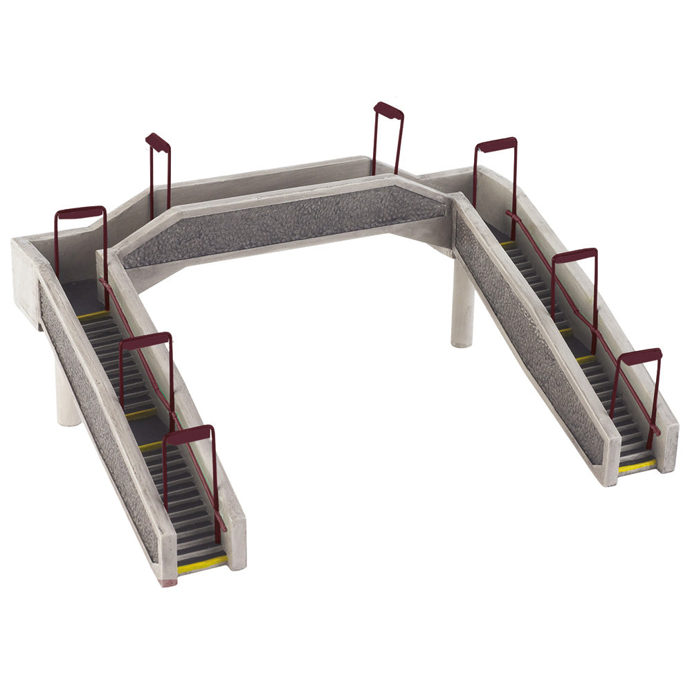Scenecraft 44-023R Concrete Footbridge - Red OO Gauge