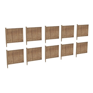Bachmann Scenecraft 44-0505 6ft Garden Fencing (x10) OO Gauge