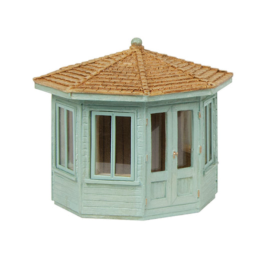 Scenecraft 44-0536G Octagonal Summer House - Green