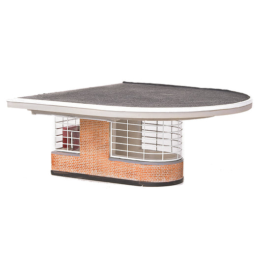 Scenecraft 44-067 Art Deco Platform End Building OO Gauge