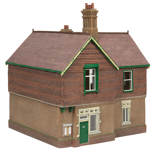 Bachmann Scenecraft 44-088G Bluebell Booking Office Green and Cream OO Gauge
