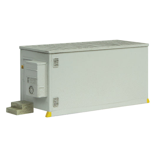 Scenecraft 44-1010 Relocatable Equipment Building Grey 1:76
