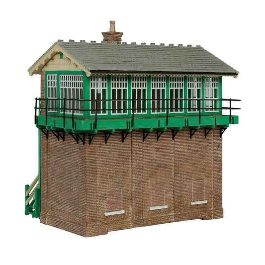 Scenecraft 44-1011 March East Junction Signal Box Green & Cream 1:76