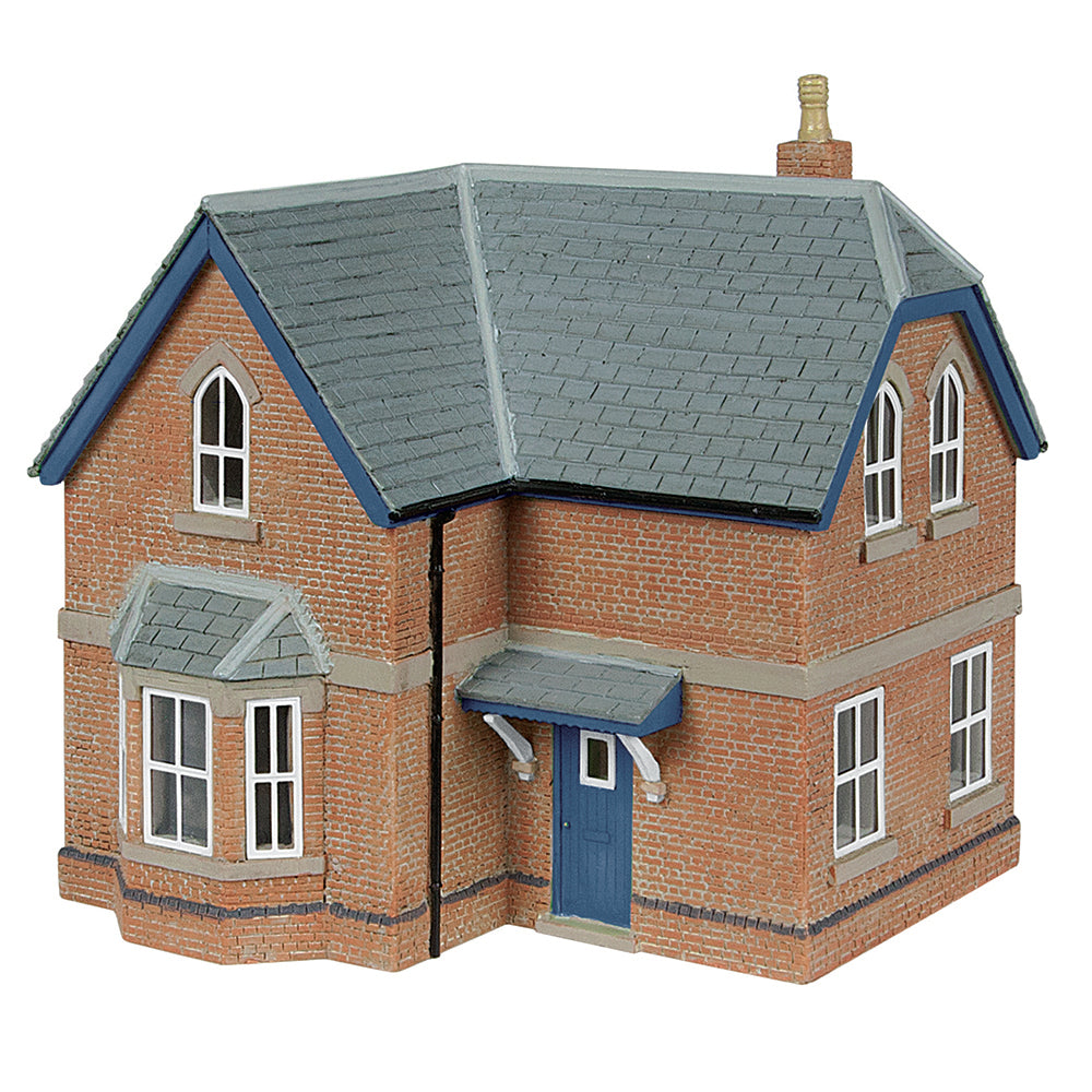 Scenecraft 44-1025B Railway House - Blue & White OO Gauge