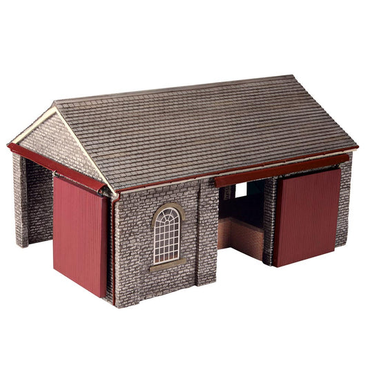 Scenecraft 44-170R Shillingstone Goods Shed Red OO Gauge