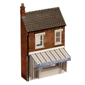 Bachmann Scenecraft 44-209 Low Relief Butchers Shop OO Gauge
