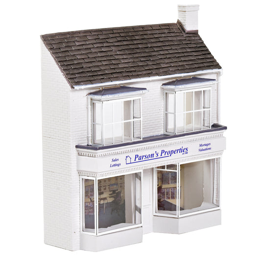 Bachmann Scenecraft 44-285 Low Relief Parson's Properties Estate Agent OO Gauge