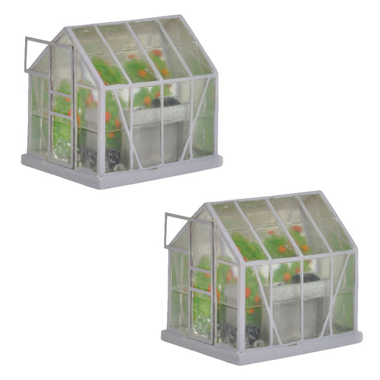 Bachmann Scenecraft 44-515 Greenhouse (x2) OO Gauge