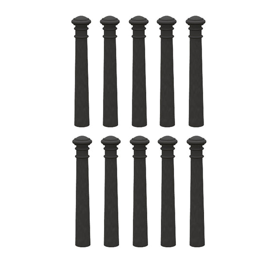 Bachmann Scenecraft 44-530 Cast Iron Bollards (x10) OO Gauge
