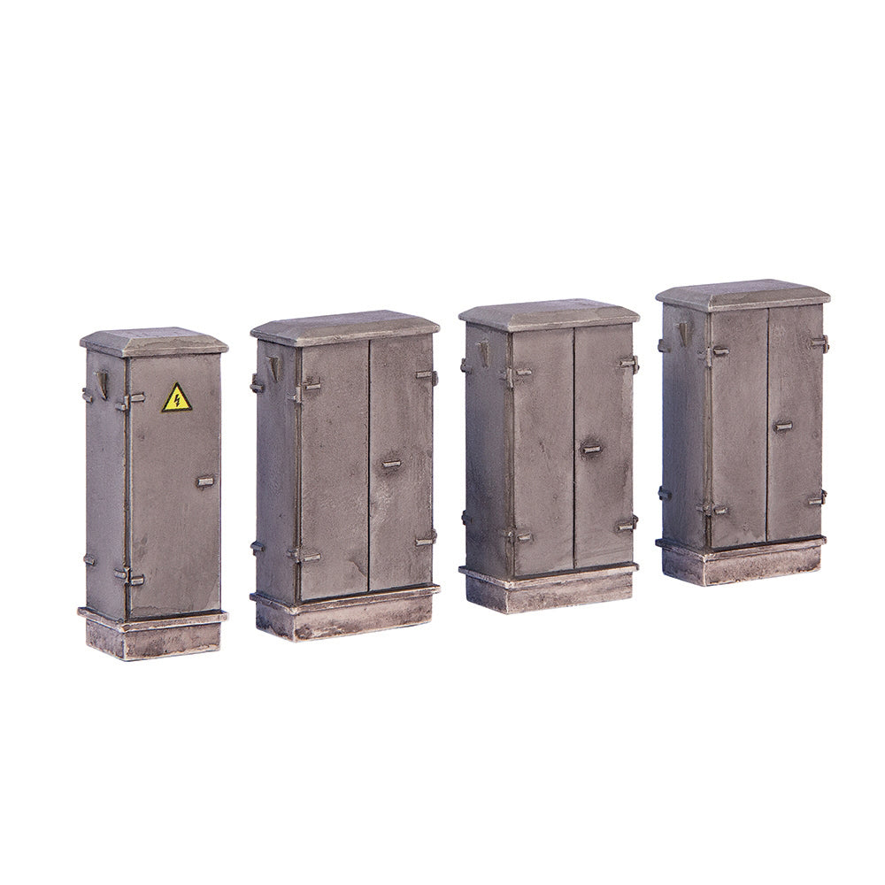 Bachmann Scenecraft 44-560 Lineside Cabinets (x4) OO Gauge